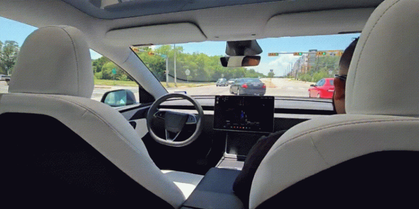 ▲特斯拉Robotaxi体验场景