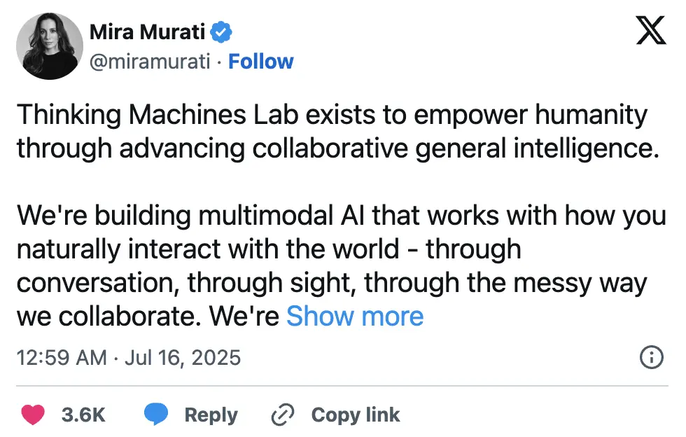 穆拉蒂称将公布首款产品