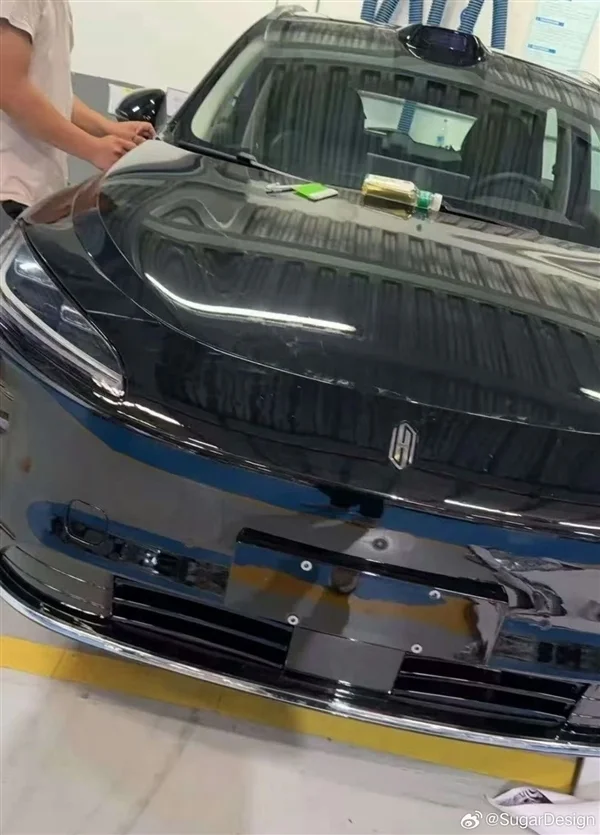 上汽华为打造 尚界H5首张实拍图流出：最亲民鸿蒙智行车来了